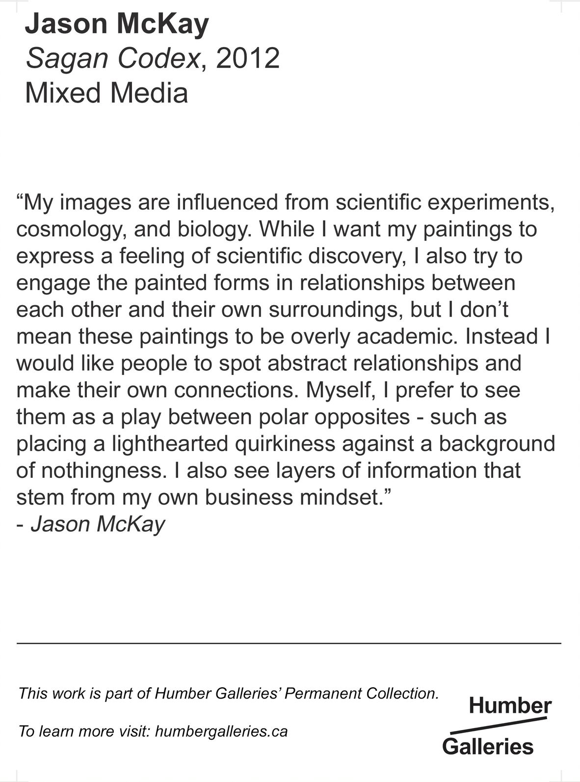 Close up of label content