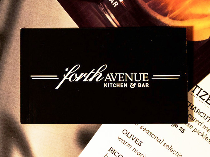 restaurant business card