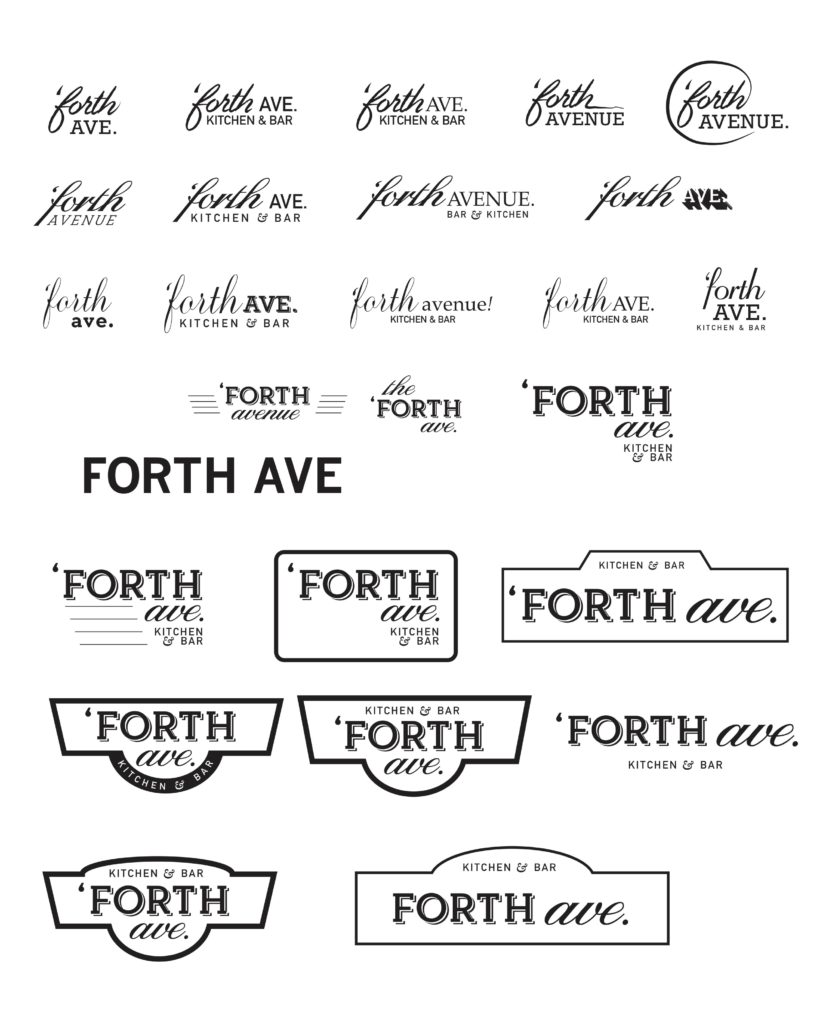 multiple versions of a logo