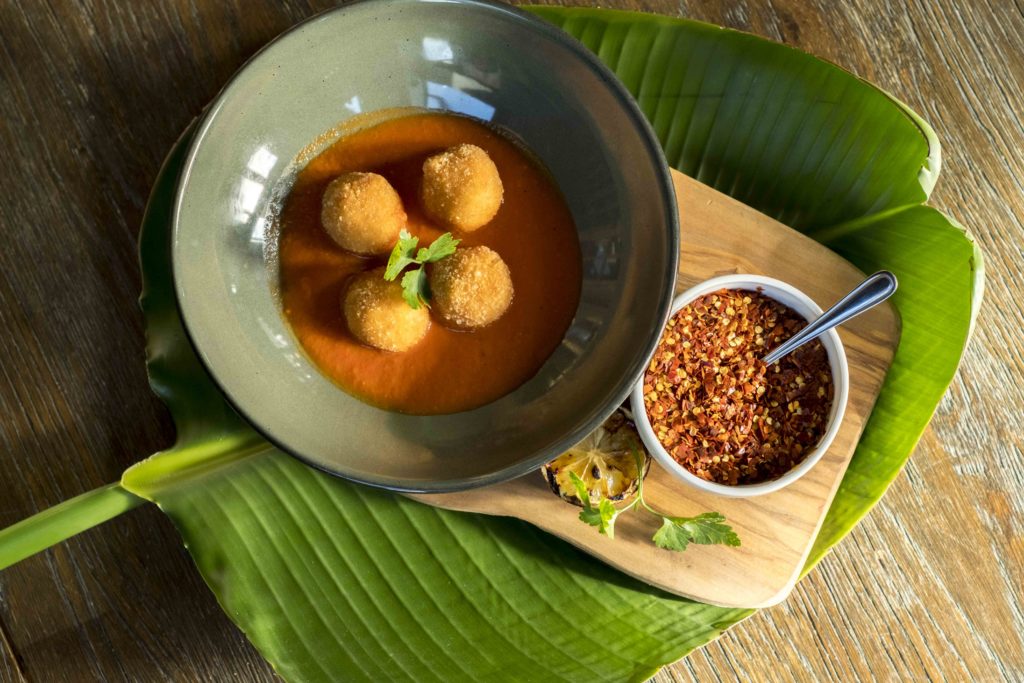 arancini in tomato sauce