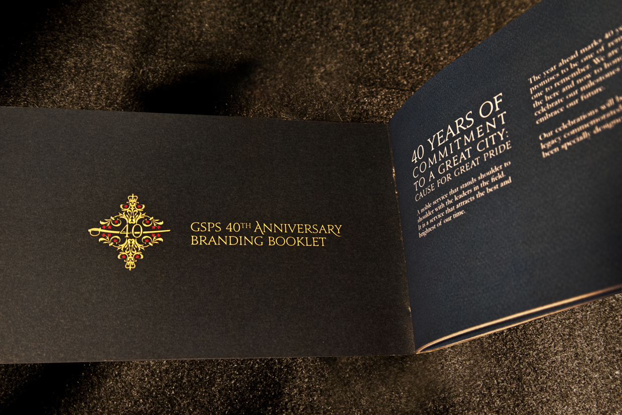 40th anniversary logo design
