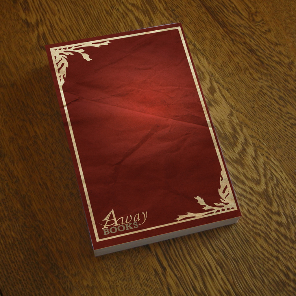 back of the book is just red with a gold border
